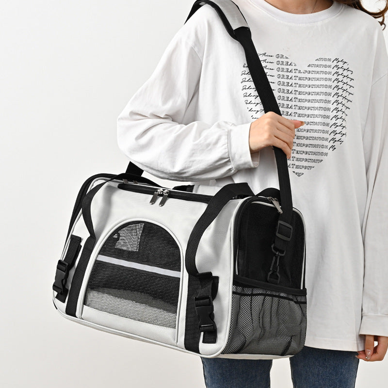 Portable Outdoor Portable One Shoulder Diagonal Cross Pet Box